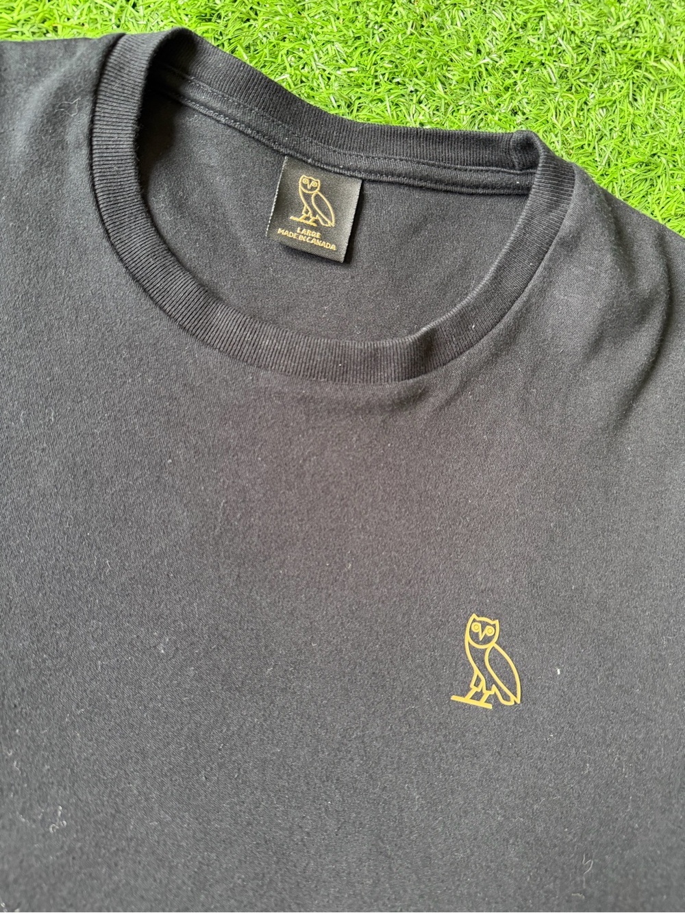 Classic Soft Black OVO T-Shirt Size Large